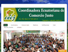 Tablet Screenshot of cecjecuador.org.ec